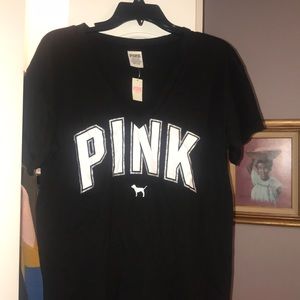 PINK glitter tee